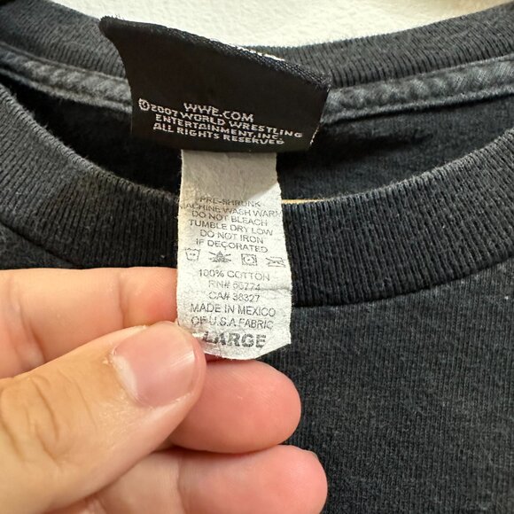 Y2K WWF WWE John Cena 2007 T-shirt Black Youth Large - Picture 4 of 6